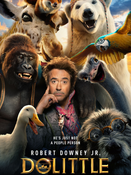 A movie poster for Dr Dolittle