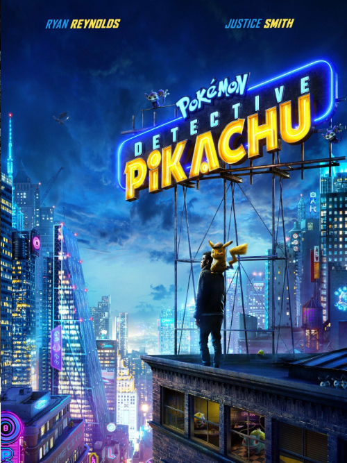 A movie poster for Detective Pikachu